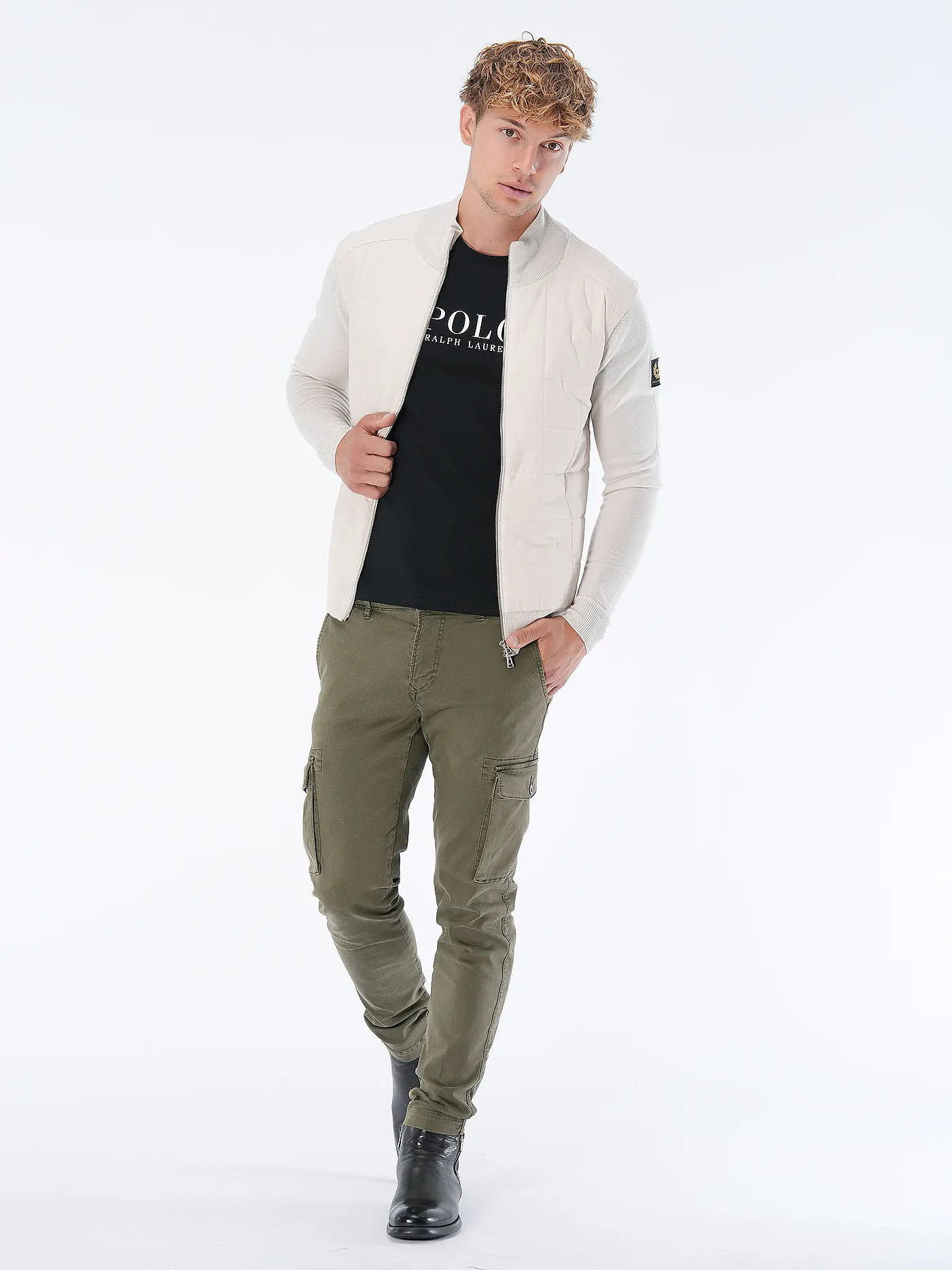 BELSTAFF | Hybrid Jacke KELBROOK | beige